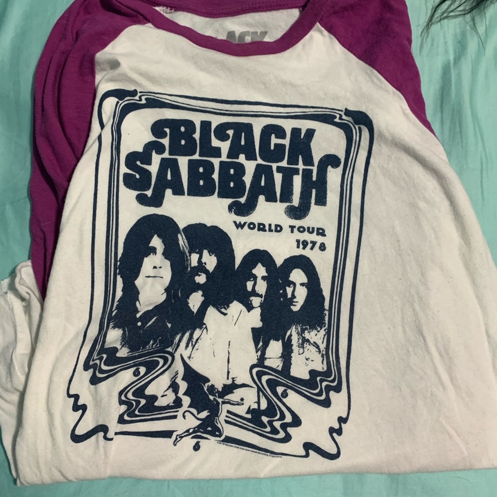 Black Sabbath Raglan Top